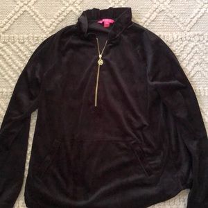 Lilly Pulitzer velvet pullover